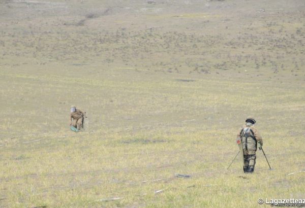 DES SOLDATS DE LA PAIX RUSSES ONT ÉTÉ ENGAGÉS DANS LE DÉMINAGE DU TERRITOIRE DU KARABAKH