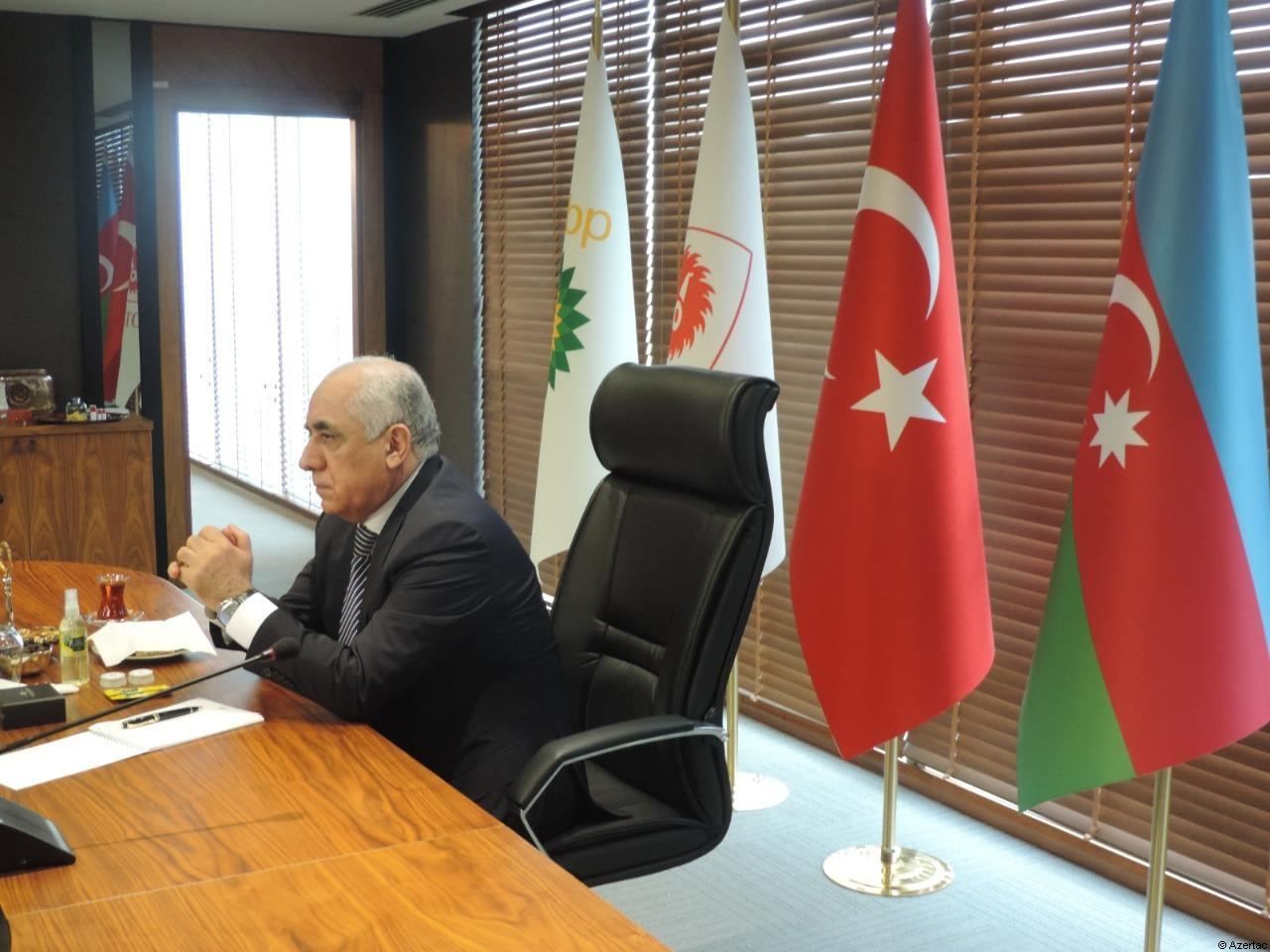 Le Premier ministre azerbaïdjanais a été au bureau de TANAP à Ankara
