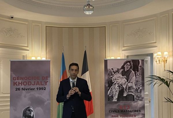 L´Ambassade d'Azerbaïdjan en France a rendu hommage aux victimes innocentes du génocide de Khodjaly