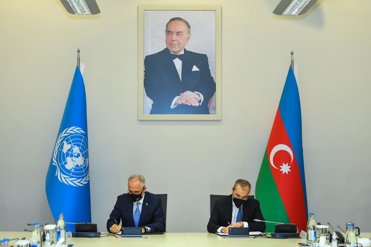 L´ONU et l'Azerbaïdjan signent un nouveau plan-cadre de coopération pour 2021-2025
