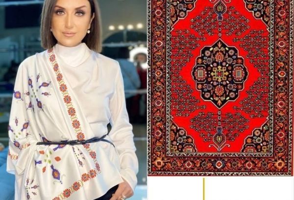 La styliste azerbaïdjanaise Gulnara Khalilova présente des foulards en soie avec des ornements de tapis du Karabagh (PHOTO)