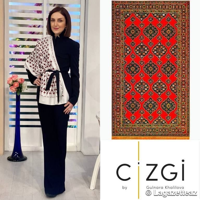 La styliste azerbaïdjanaise Gulnara Khalilova présente des foulards en soie avec des ornements de tapis du Karabagh (PHOTO) - Gallery Image