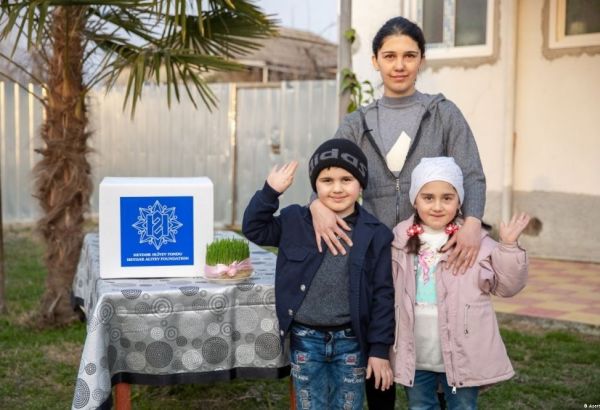La Fondation Heydar Aliyev envoie des cadeaux à des familles à faible revenu à l'occasion de la fête de Novrouz