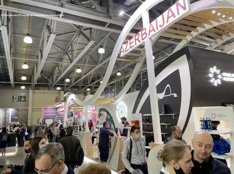 Salon MosBuild 2021 : des produits azerbaïdjanais sont présentés à l'exposition internationale en Russie - PHOTO
