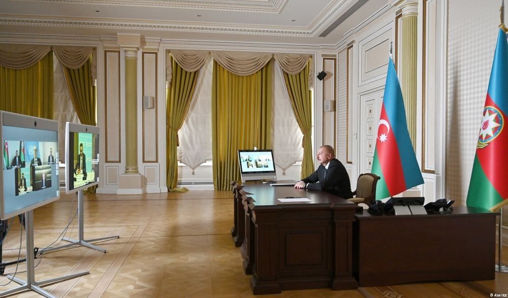 Le président Ilham Aliyev s’est entretenu par visioconférence avec le directeur général de l’OMS