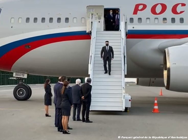 Le Procureur général de la Fédération de Russie arrive à Bakou pour une visite officielle