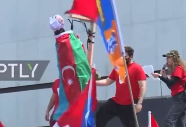 Les Arméniens ont organisé un rassemblement à Los Angeles pour appeler à la violence ethnique contre les Azerbaïdjanais