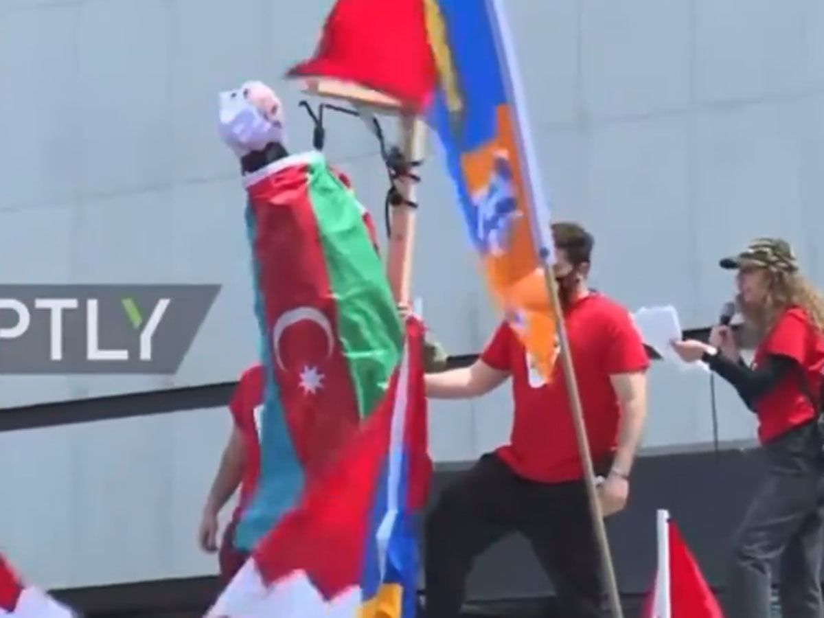 Les Arméniens ont organisé un rassemblement à Los Angeles pour appeler à la violence ethnique contre les Azerbaïdjanais