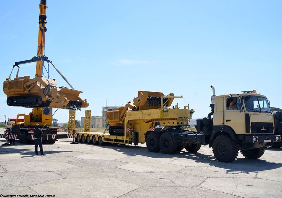 La Turquie a fourni un autre lot de machines et d'équipements d'ingénierie à l'Azerbaïdjan