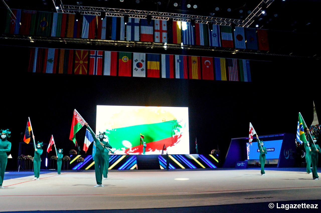 Bakou accueille la cérémonie d'ouverture de la Coupe du Monde de Gymnastique Rythmique