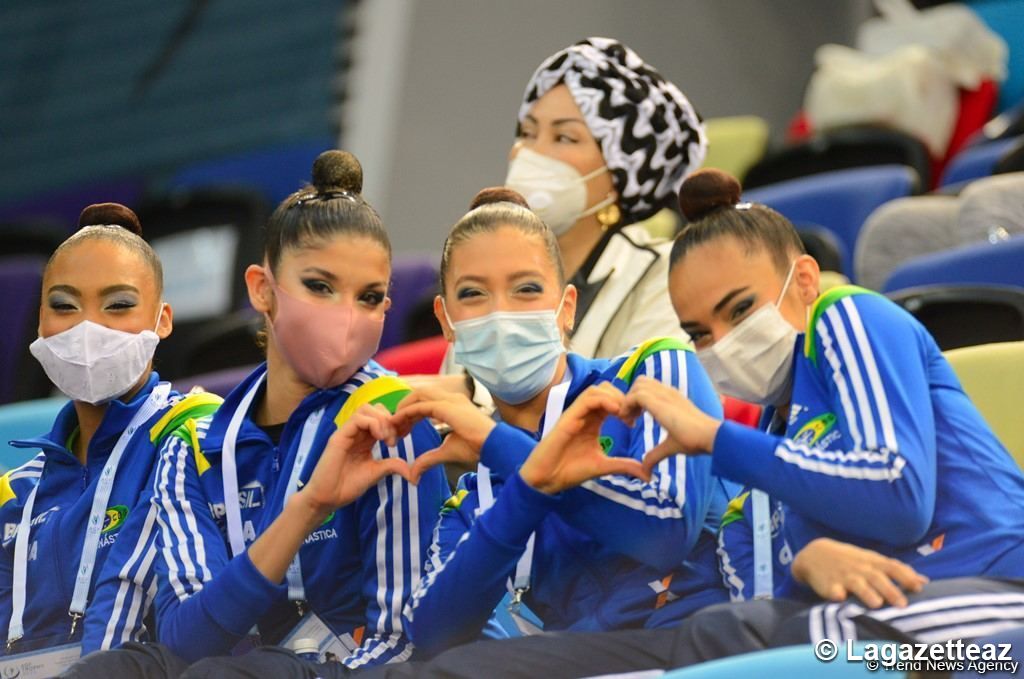Les meilleurs moments de la première journée de la Coupe du Monde de Gymnastique Rythmique à Bakou - PHOTO