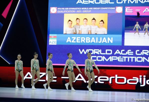 L'équipe azerbaïdjanaise atteint la finale des compétitions mondiales par groupe d'âge de gymnastique aérobic à Bakou