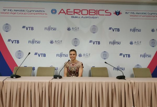 Une gymnaste bulgare à propos de l'organisation du 16e championnat du monde de gymnastique aérobic à Bakou