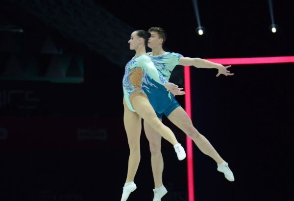 Les meilleurs moments du deuxième jour du 16e championnat du monde de gymnastique aérobic à Bakou - PHOTO