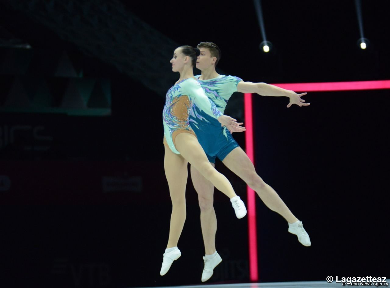 Les meilleurs moments du deuxième jour du 16e championnat du monde de gymnastique aérobic à Bakou - PHOTO