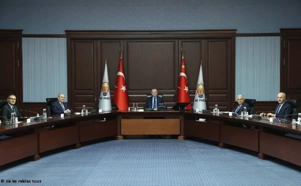 Le Président turc reçoit une délégation du Parti Nouvel Azerbaïdjan