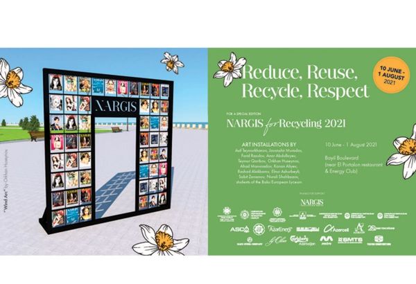Réduire, Réutiliser, Recycler, Respecter : une autre exposition environnementale de la maison d'édition NARGIS à Bakou