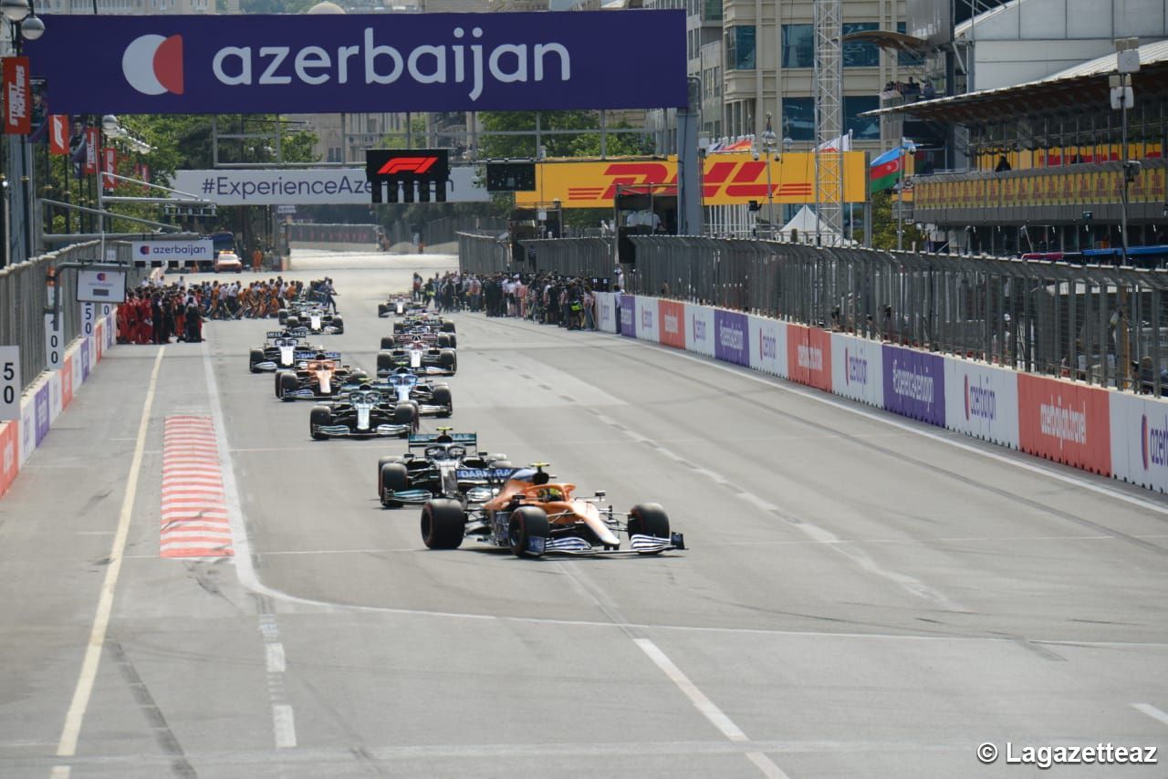 Le Grand Prix d'Azerbaïdjan de Formule 1 démarre à Bakou