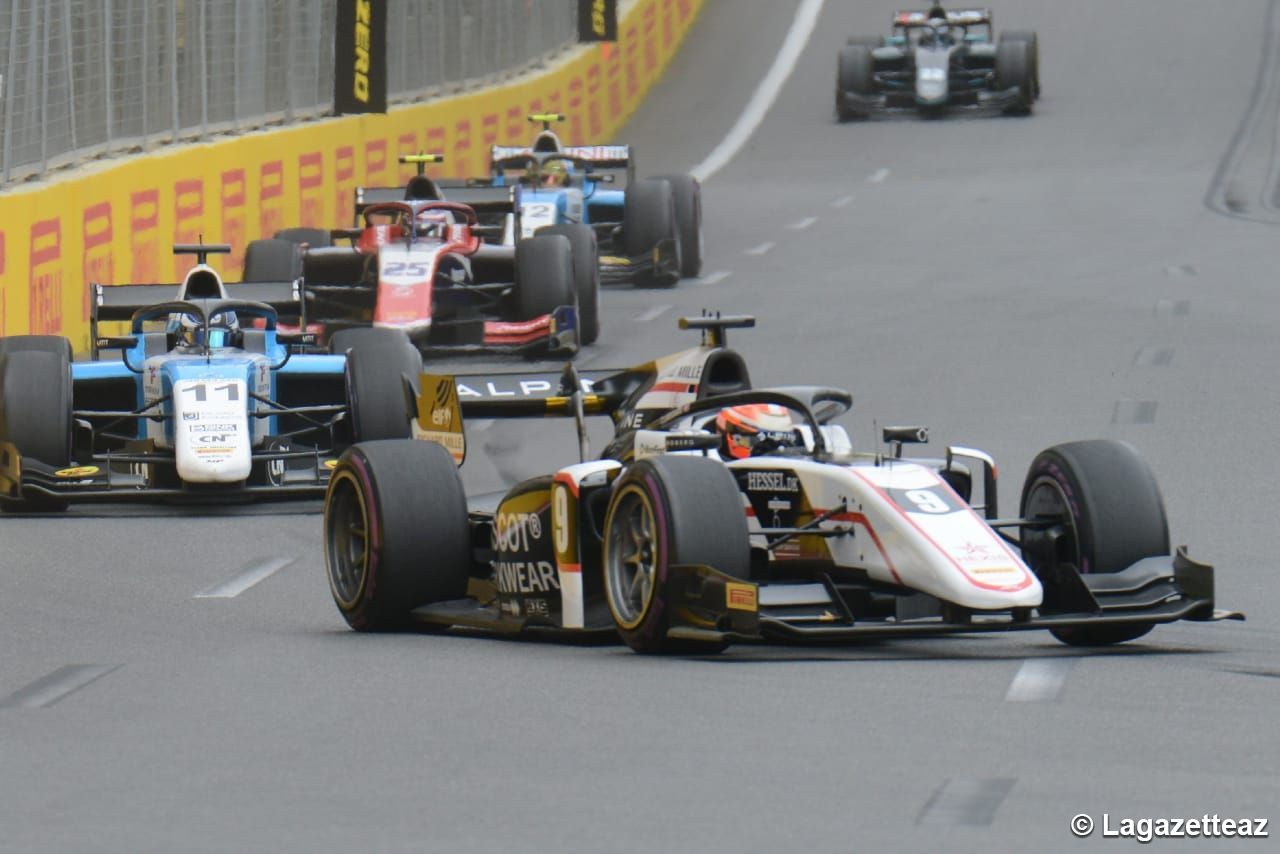 GP d'Azerbaïdjan : la troisième course sprint de la Formule 2 démarrée à Bakou