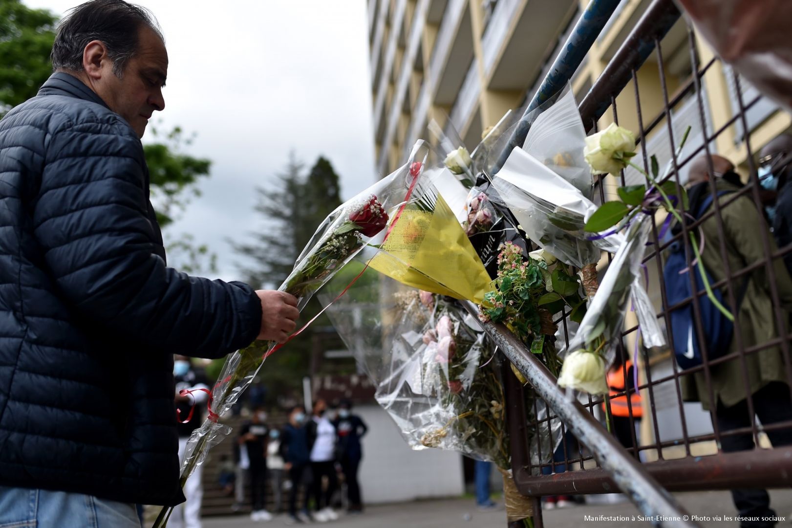 France :   marche à la mémoire d'un Gambien, poignardé mortellement par les Arméniens à Saint-Etienne