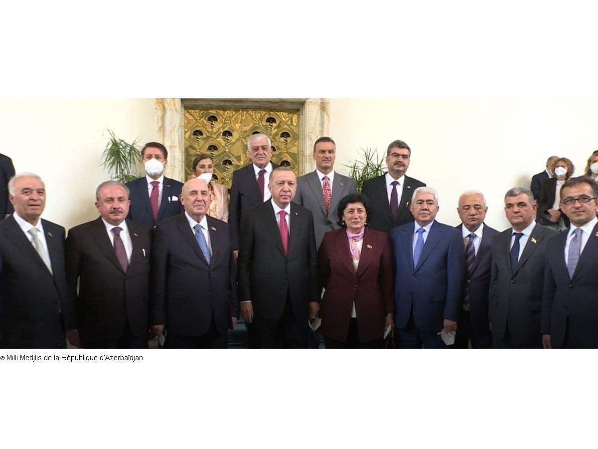 Le Président turc rencontre une délégation parlementaire azerbaïdjanaise à Ankara