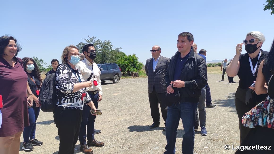 Azerbaïdjan : des représentants du corps diplomatique effectuent une visite à Aghdam