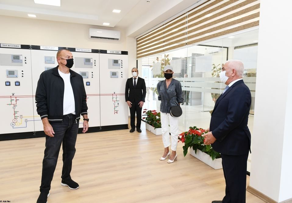 Fuzouli : le président Ilham Aliyev inaugure une sous-station électrique