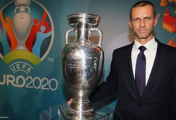 EURO 2020 : le président de l'UEFA est arrivé à Bakou