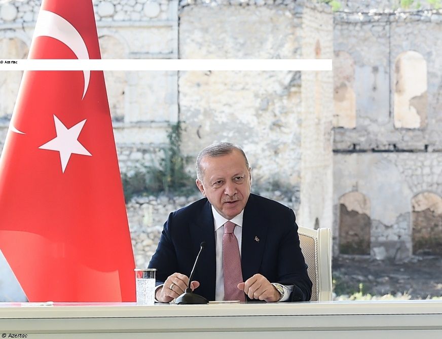 Le président turc : Nous restaurerons les territoires libérés de l'Azerbaïdjan
