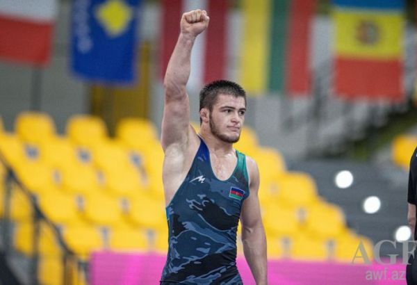 Une nouvelle médaille d'or pour l'Azerbaïdjan aux Championnats d'Europe Junior de lutte 2021