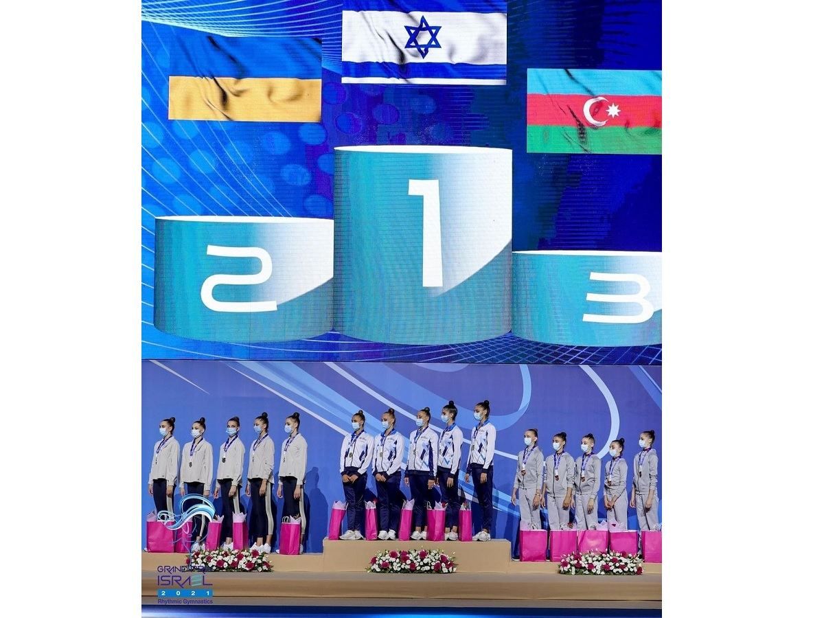 Israël : l'équipe azerbaïdjanaise remporte une médaille de bronze au Grand Prix de Gymnastique Rythmique à Tel Aviv