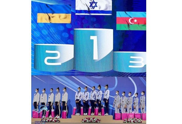 Israël : l'équipe azerbaïdjanaise remporte une médaille de bronze au Grand Prix de Gymnastique Rythmique à Tel Aviv