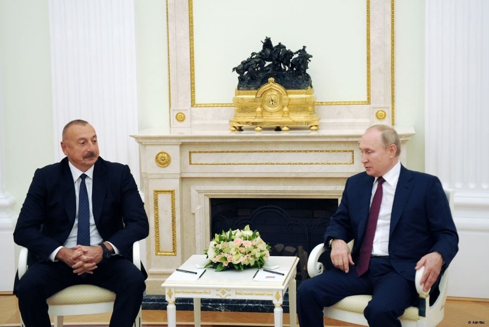 Le président azerbaïdjanais est en visite de travail en Russie