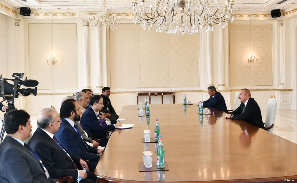 Le chef de l’Etat azerbaïdjanais reçoit une délégation conduite par le président de l’Assemblée nationale du Pakistan