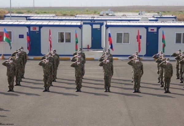 Le Jour de la Victoire de la Turquie et la Journée des Forces armées turques ont été célébrés au centre de surveillance conjoint turco-russe à Aghdam