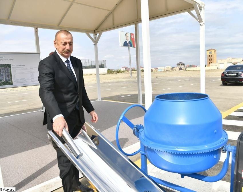 Pose de la première pierre d’un nouveau complexe résidentiel à Soumgaït