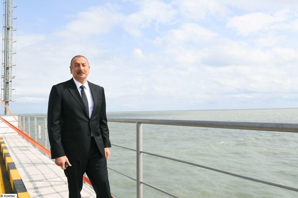 Le président azerbaïdjanais inaugure une nouvelle station de pompage de la Centrale électrique de Soumgaït
