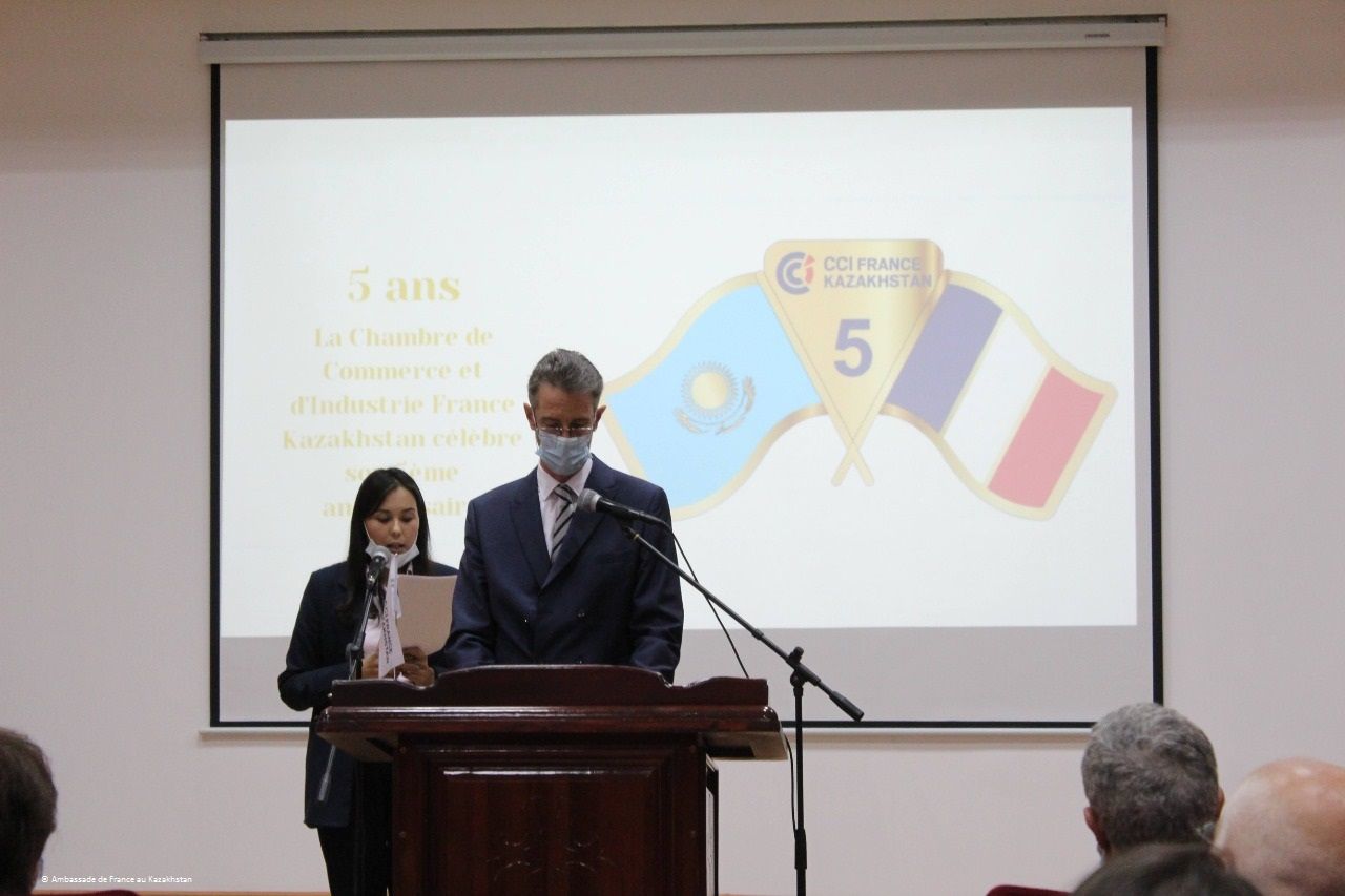 La 5ème anniversaire de la Chambre de Commerce et d’Industrie France Kazakhstan célébrée à Almaty