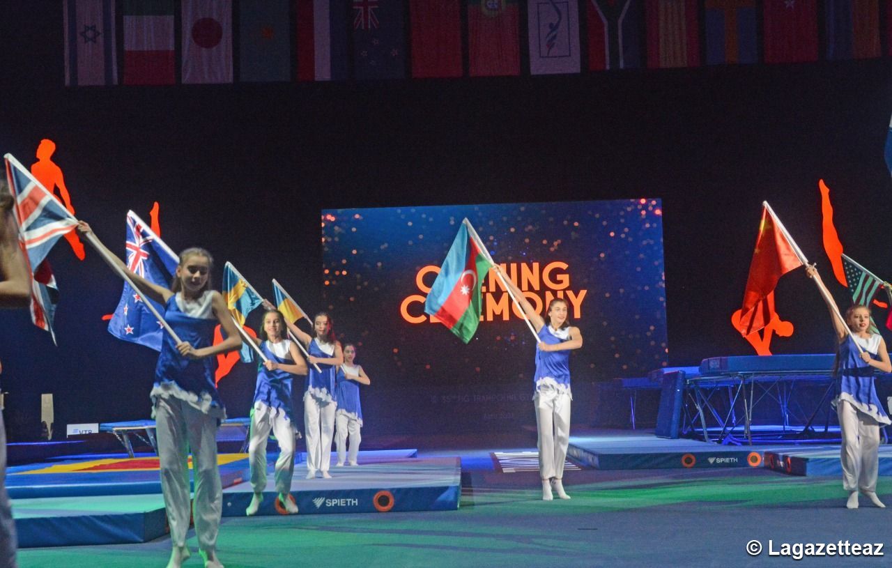 LES 35ÈMES CHAMPIONNATS DU MONDE DE TRAMPOLINE SE SONT OUVERTS À BAKOU