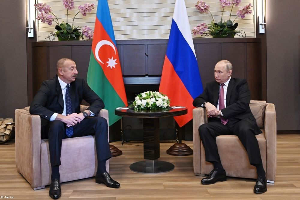 VLADIMIR POUTINE AVEC SON HOMOLOGUE AZERBAÏDJANAIS A SOCHI