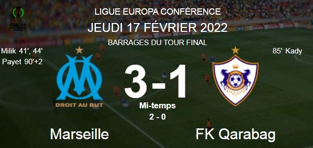 MATCH OM-QARABAG FK : QUAND LE SPORT L’EMPORTE SUR L’EXTRÉMISME