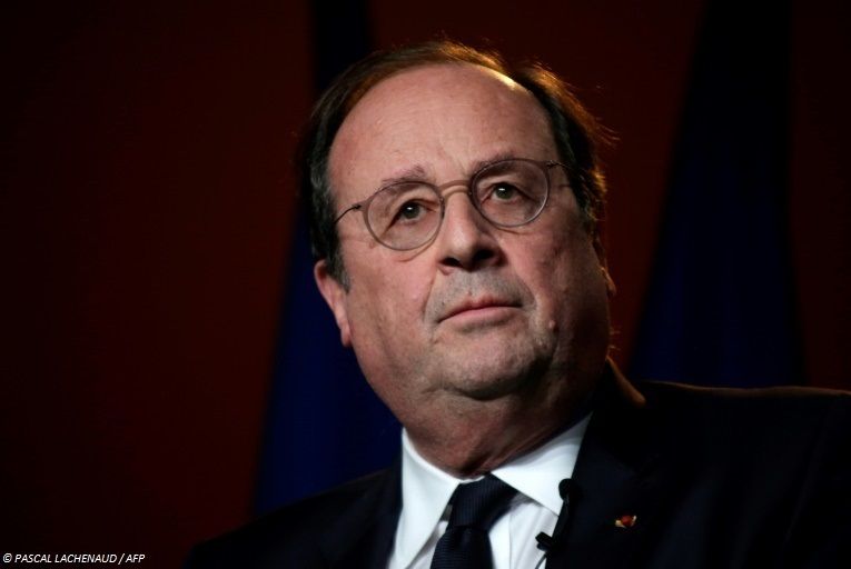 PRÉSIDENTIELLES : FRANÇOIS HOLLANDE APPELLE À VOTER MACRON AU SECOND TOUR.