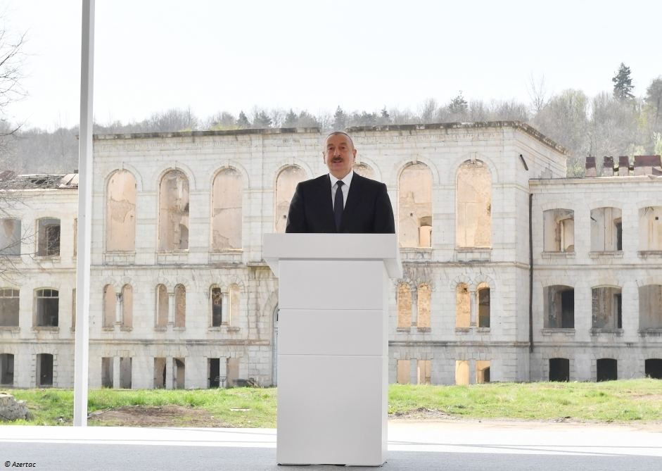 SI EREVAN REJETTE LE TRAITÉ DE PAIX, L'AZERBAÏDJAN NE RECONNAÎTRA PAS NON PLUS L'INTÉGRITÉ TERRITORIALE DE L'ARMÉNIE, PRÉVIENT LE PRÉSIDENT ALIYEV