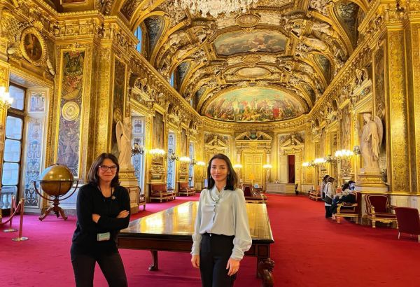 LA SÉNATRICE NATHALIE GOULET ACCUEILLE L'AMBASSADRICE D'AZERBAÏDJAN AU SÉNAT