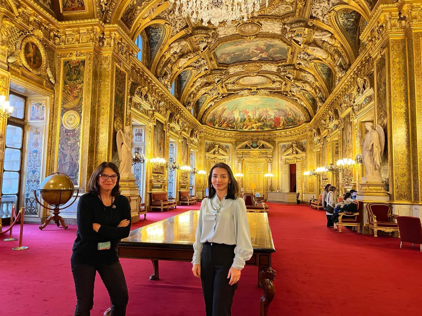 LA SÉNATRICE NATHALIE GOULET ACCUEILLE L'AMBASSADRICE D'AZERBAÏDJAN AU SÉNAT