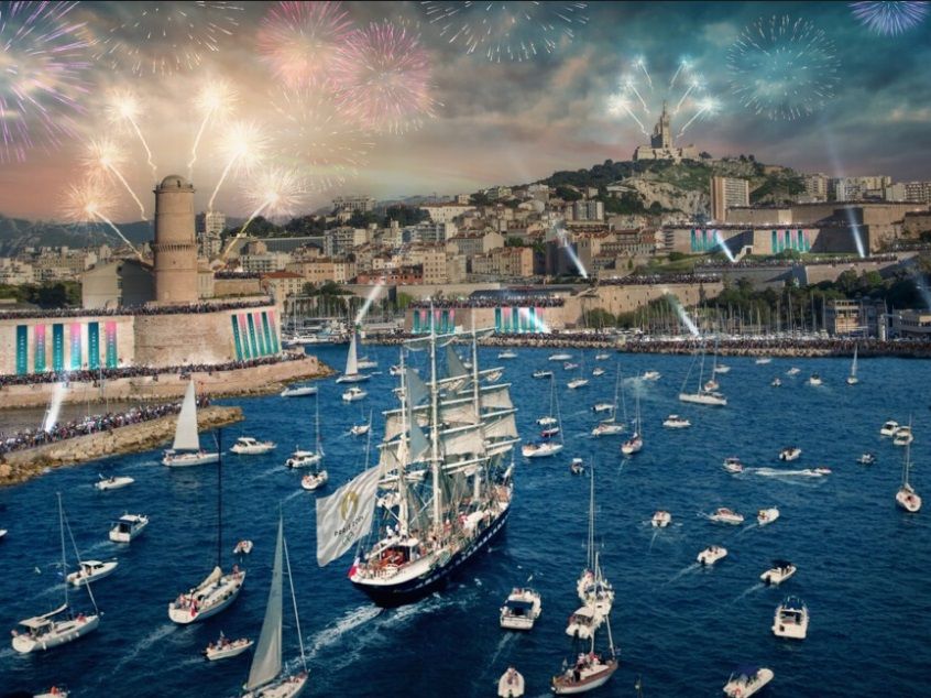 LE RELAIS DE LA FLAMME DES JO PARIS 2024 DÉBUTERA À MARSEILLE