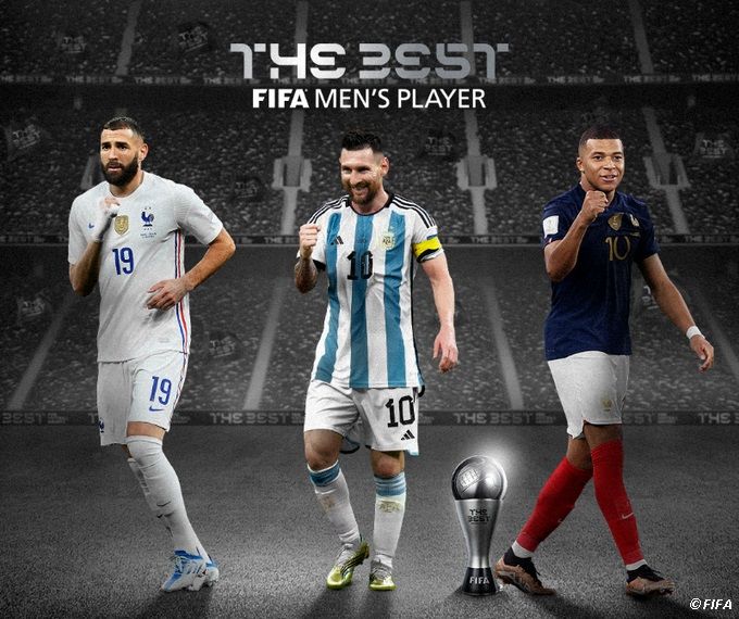 LIONEL MESSI ET KYLIAN MBAPPÉ CONFIRMÉS COMME FINALISTES POUR LE PRIX DU MEILLEUR JOUEUR MASCULIN DE LA FIFA