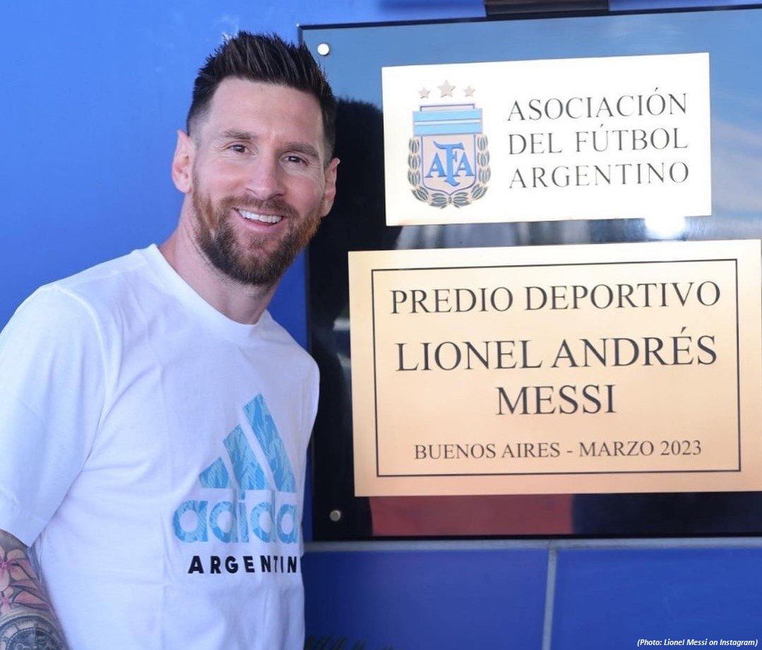 LA FÉDÉRATION ARGENTINE DE FOOTBALL REBAPTISE SON CENTRE D'ENTRAÎNEMENT EN L'HONNEUR DE LIONEL MESSI