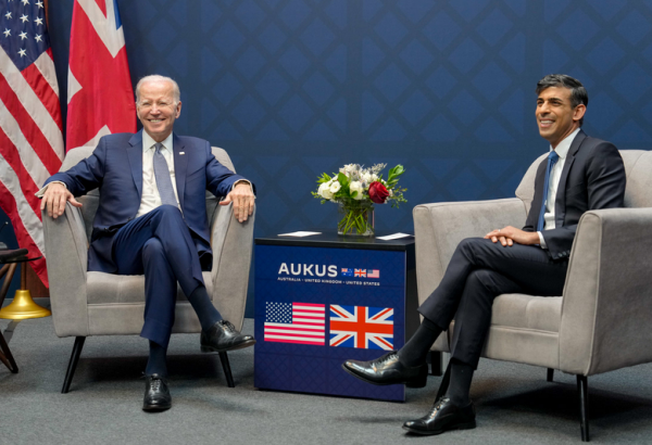 LE PREMIER MINISTRE BRITANNIQUE SE REND À WASHINGTON POUR RENCONTRER JOE BIDEN ET PARLER DE TECHNOLOGIE ET D'UKRAINE