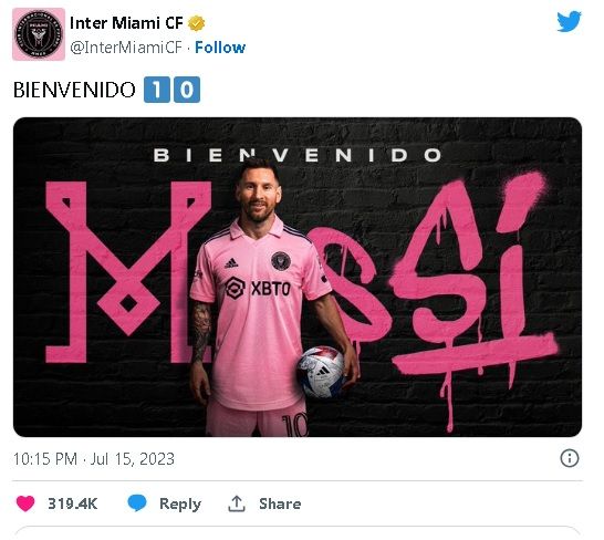 LIONEL MESSI SIGNE UN CONTRAT AVEC L'INTER MIAMI JUSQU'EN 2025